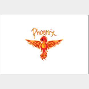 Phoenix With Title Posters and Art